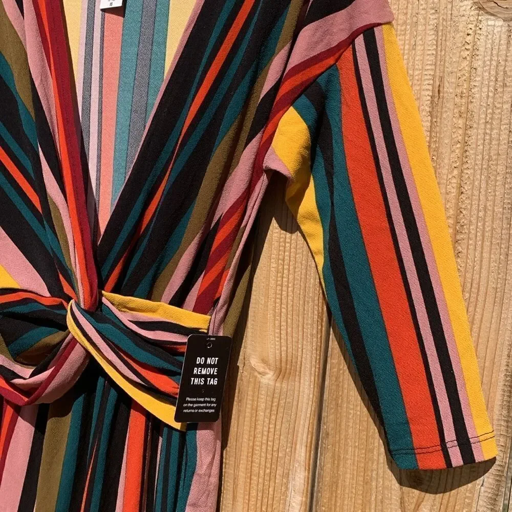 Take 50% OFF- New Express Multi-colored 3/4 Sleeved Jumpsuits, Size-XS